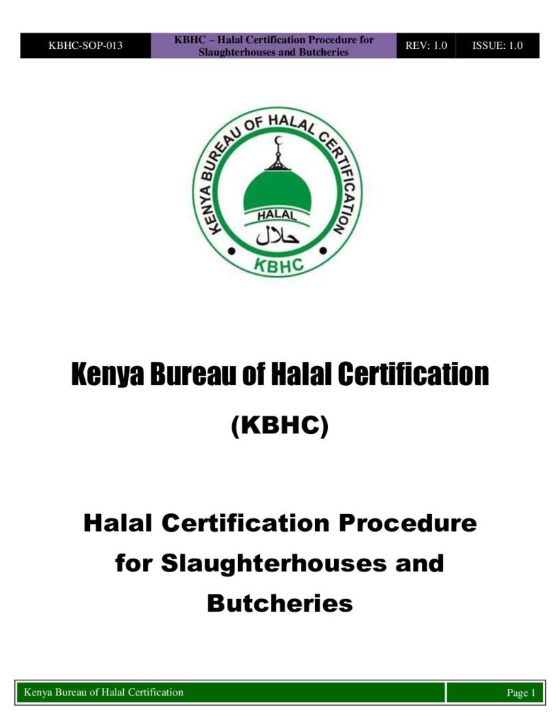 thumbnail of 4_KBHC-SOP-013-Halal Certification Procedure for Slaughterhouse and Butchery -1.0